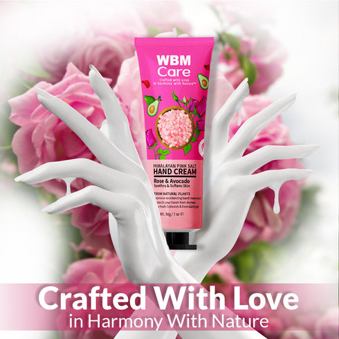 Hand Cream Rose & Avocado - 1.05 oz | WBM CARE
